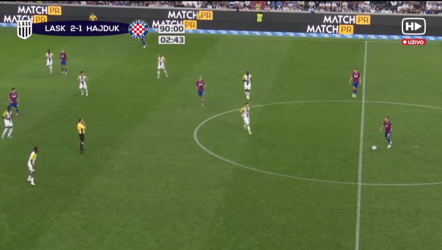 Video sažeci: LASK – Hajduk 2:1