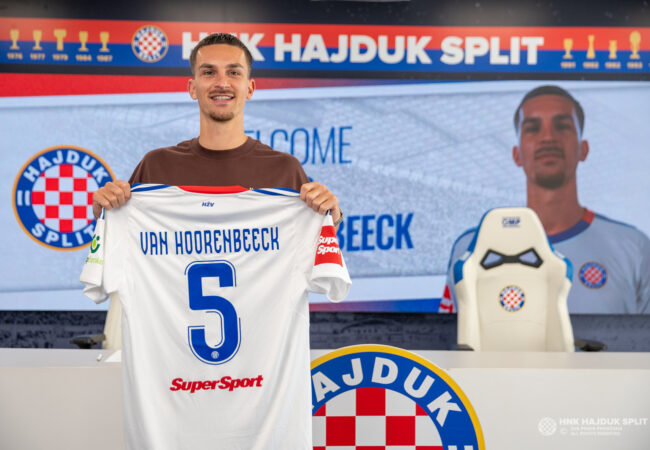 Službeno: Van Hoorenbeeck novi je igrač Hajduka