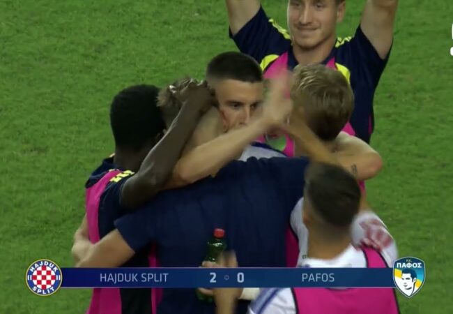 Video sažeci: Hajduk – Pafos 2:0 (HDTV)