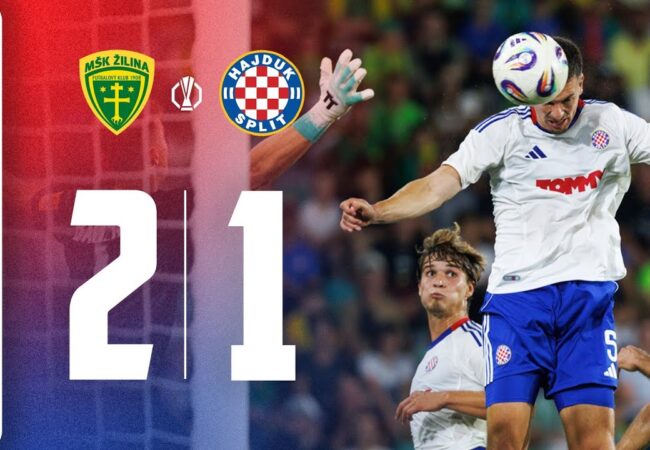 Video sažeci: Žilina – Hajduk 2:1 (HDTV)