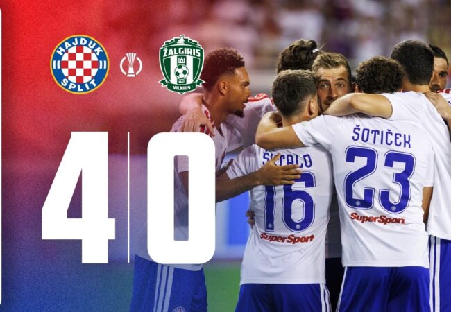 Video sažeci: Hajduk – Žalgiris 4:0 (HDTV)