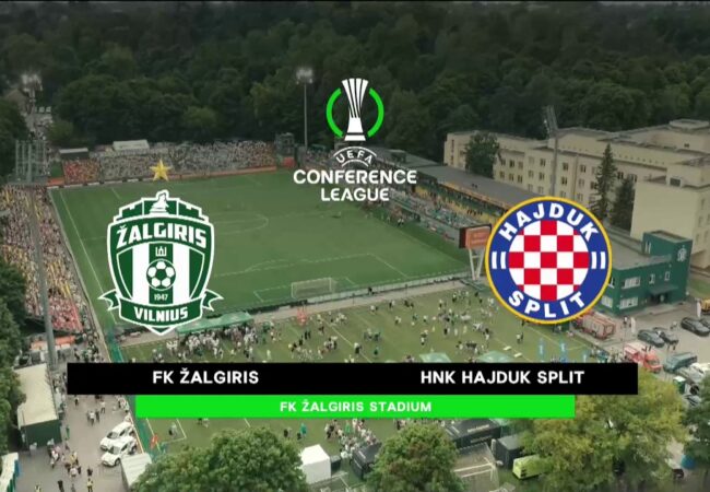 Video sažeci: Žalgiris – Hajduk 2:5 (bez komentatora)