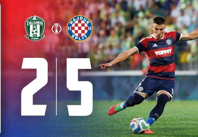 Video sažeci: Žalgiris – Hajduk 2:5 (HDTV)